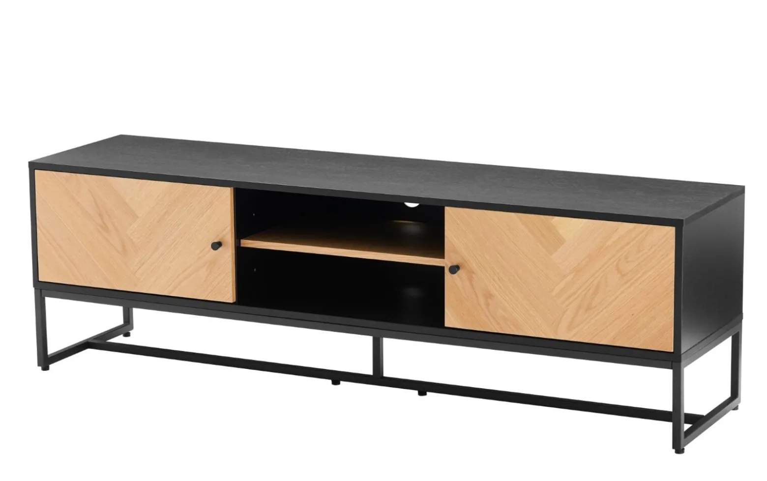 SZAFKA RTV Clar PÓŁKA I 2 SZAFKI 40 x 160 x 50 cm
