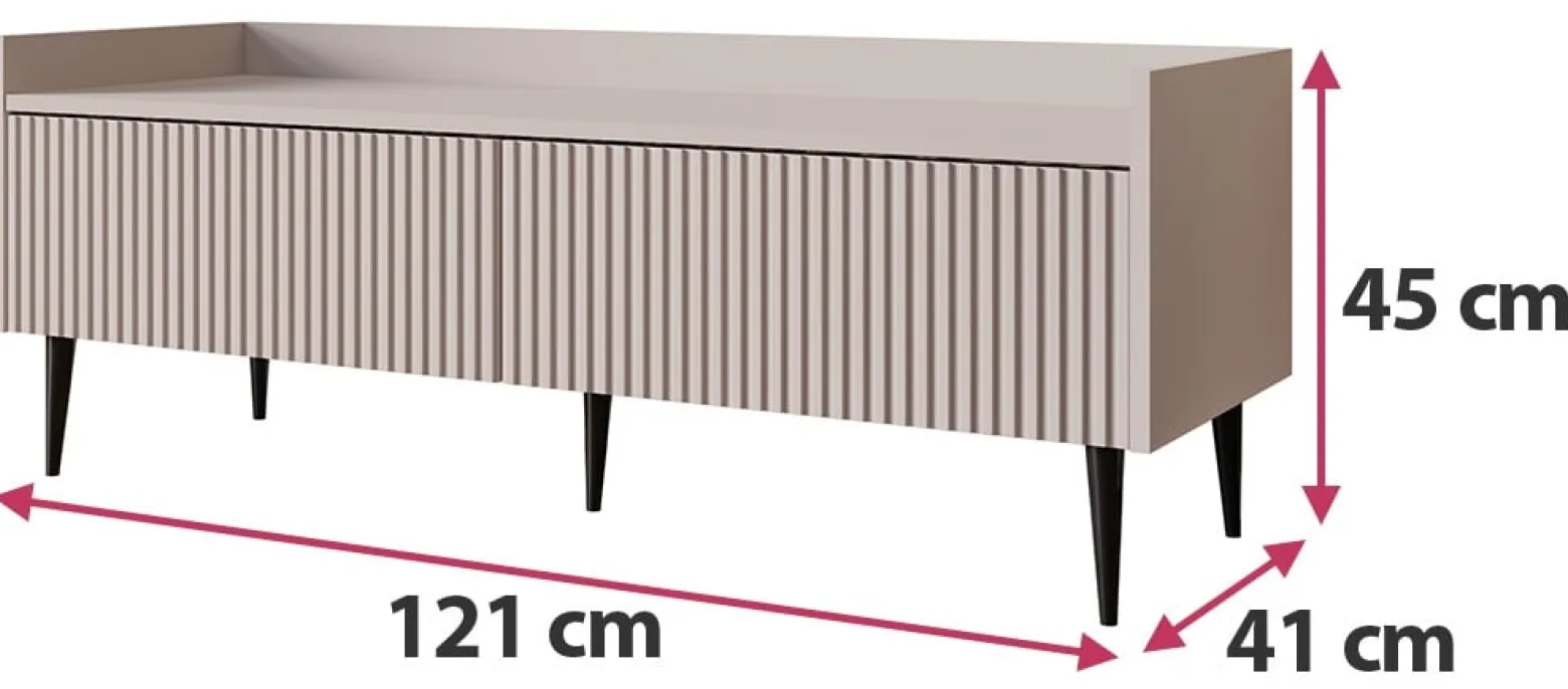 Szafka RTV 121 cm do salonu ASPERO