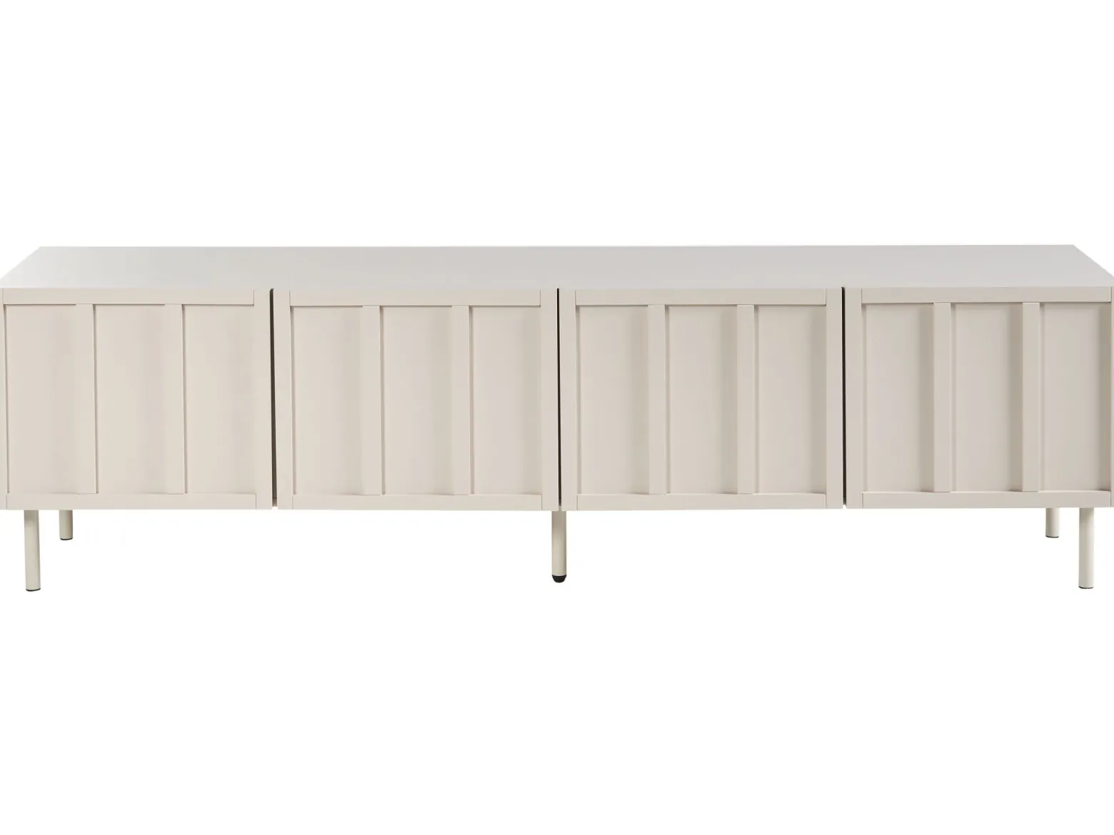 Szafka RTV 180 cm MDF jasnobeżowa