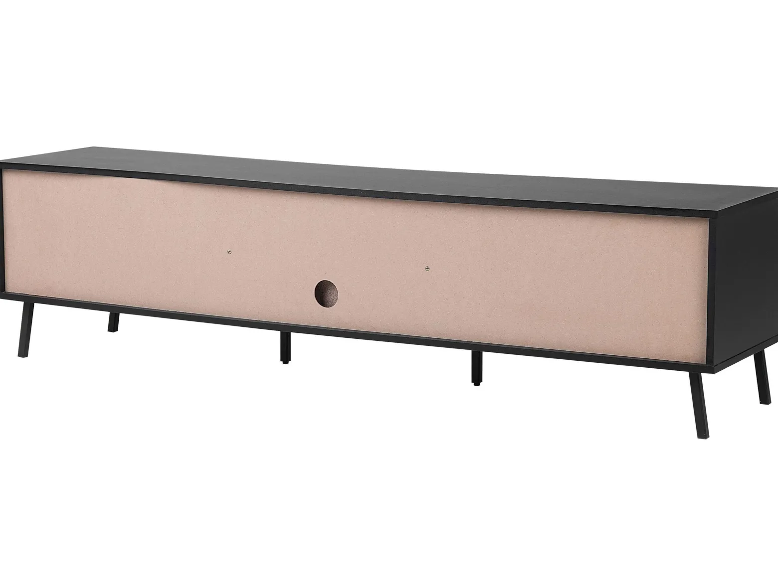 Szafka RTV 177 cm miejsce na kable drewno