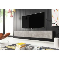 Szafka RTV DONNA 180 w kolorze beton
