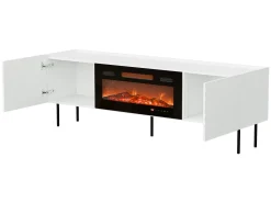 Szafka RTV Lucca 180 2D z kominkiem