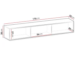 Szafka RTV Oro MDF 175