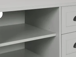 Szafka RTV telewizor do 54 półki jasnoszara