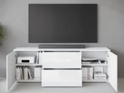 Szafka RTV Vera 180 z białym oświelteniem LED