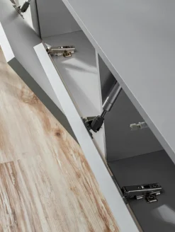 Szafka RTV VERTI 180 hickory jackson + panel ścienny