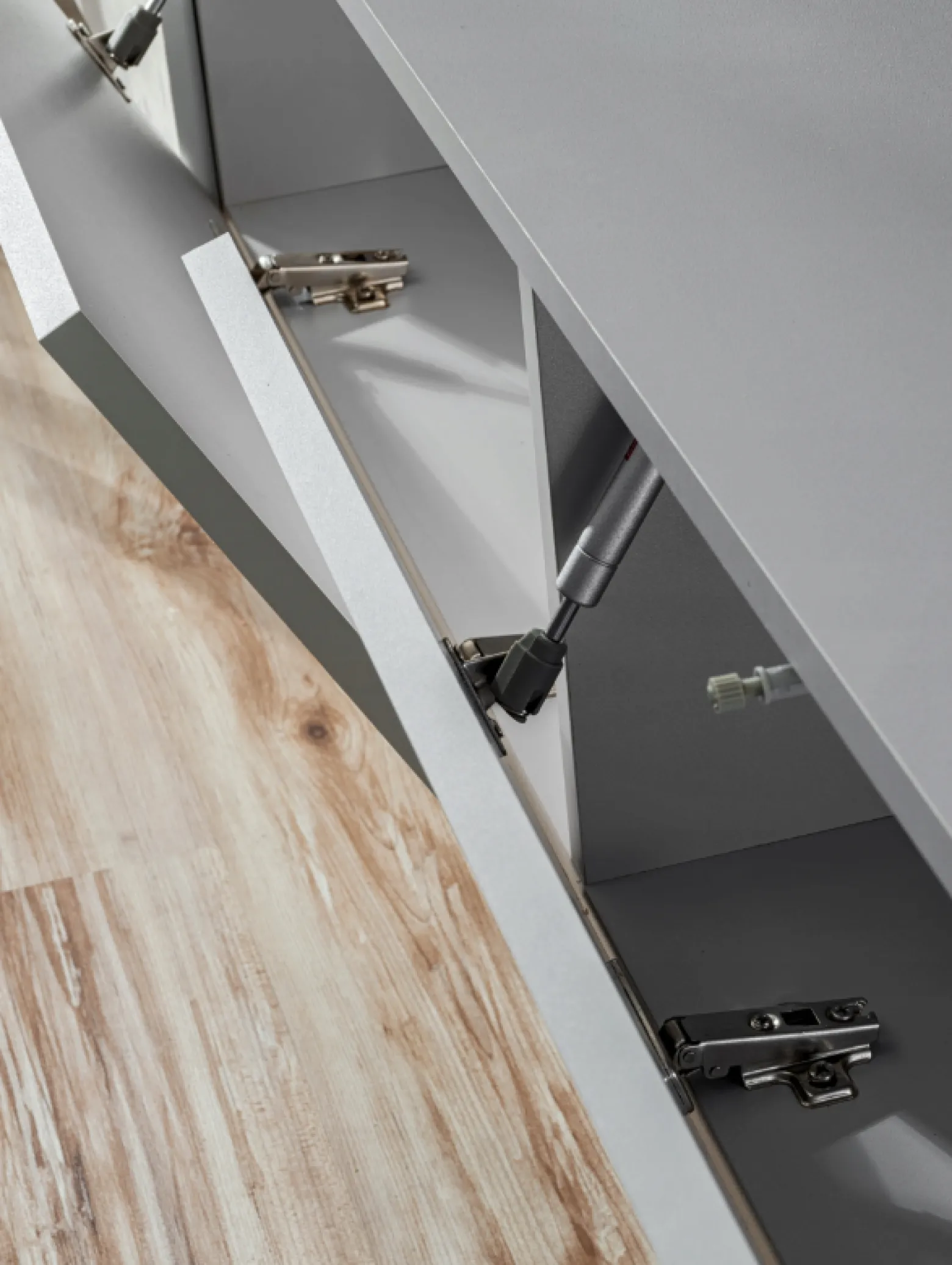 Szafka RTV VERTI 180 hickory jackson + panel ścienny