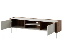 Szafka RTV VEZERE 180 cm orzech warmia/kaszmir
