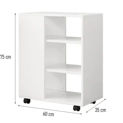 Szafka stojąca nowoczesna mobilna 60x75x35 cm