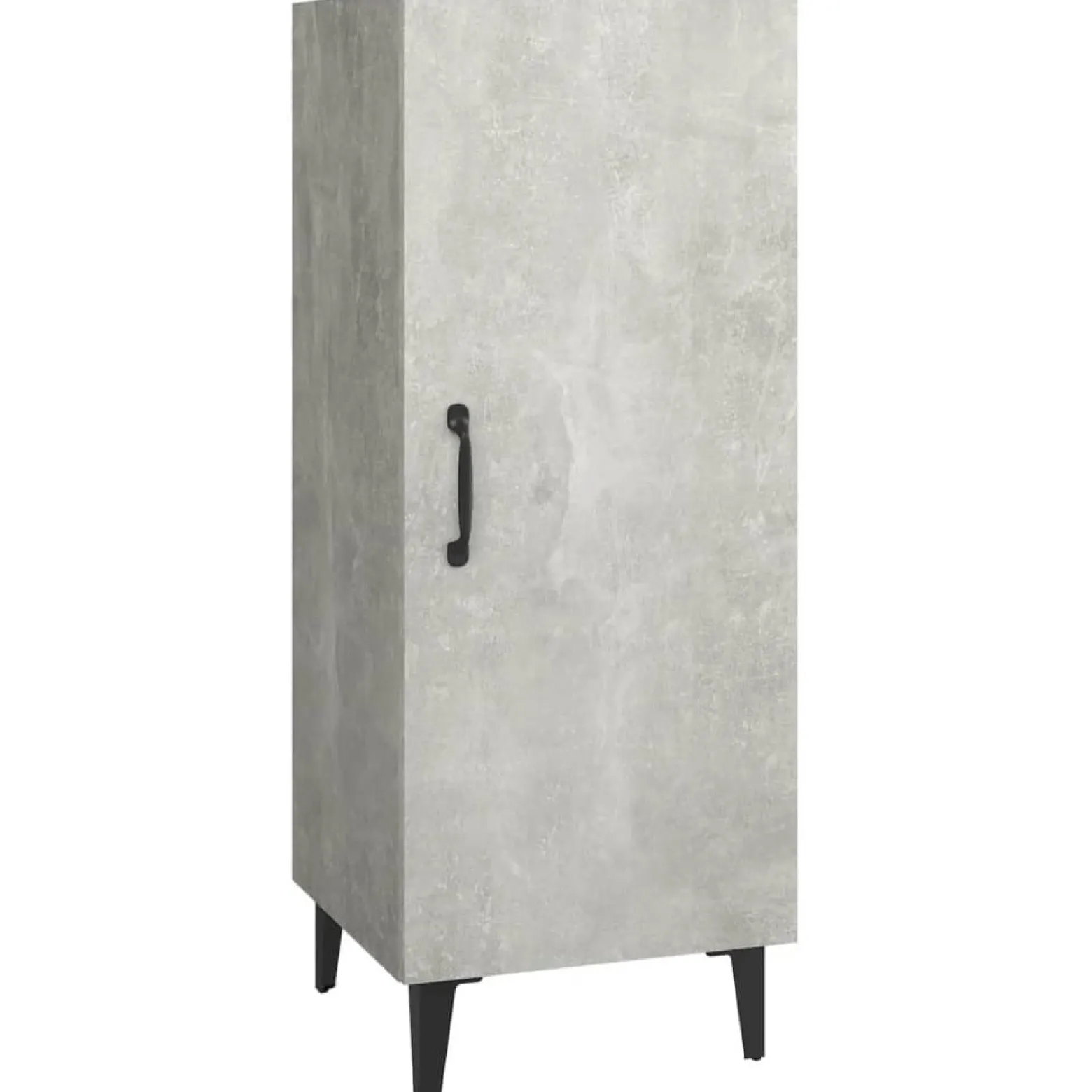Szafka Szara Beton 34.5x34x90 cm do Salonu Pokoju Sypialni