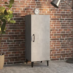 Szafka Szara Beton 34.5x34x90 cm do Salonu Pokoju Sypialni