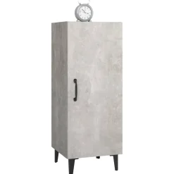 Szafka Szara Beton 34.5x34x90 cm do Salonu Pokoju Sypialni