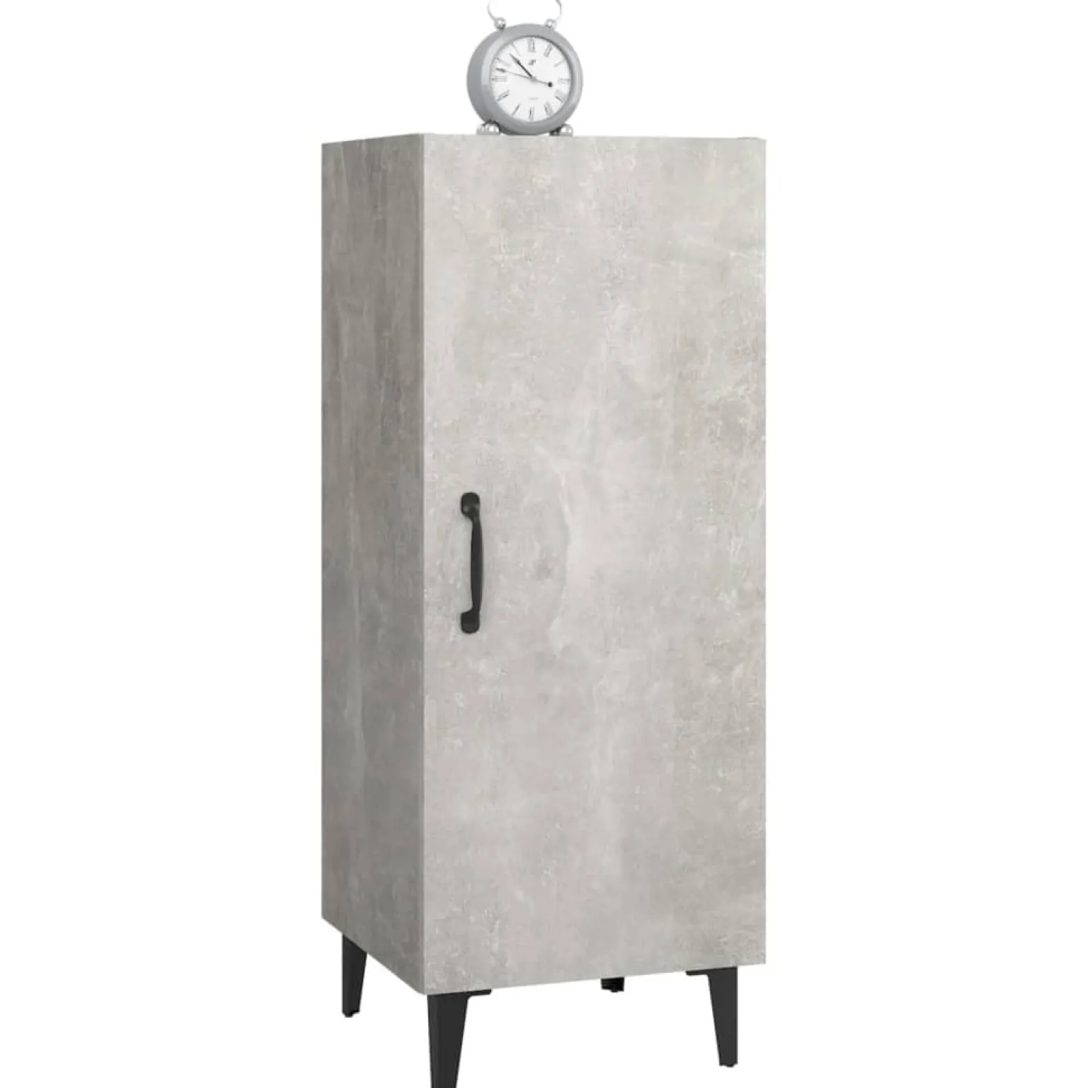 Szafka Szara Beton 34.5x34x90 cm do Salonu Pokoju Sypialni