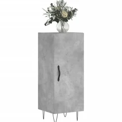 Szafka Szara Beton 34.5x34x90 cm do Salonu Pokoju Sypialni