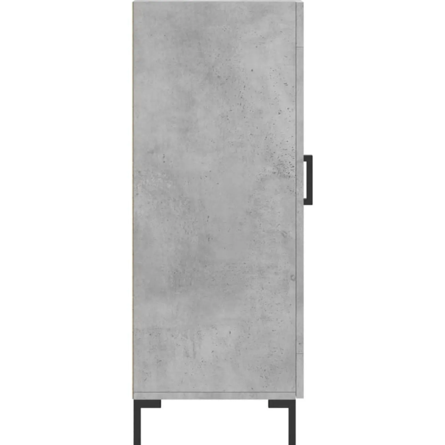 Szafka Szara Beton z Drzwiami z Szufladami 34.5x34x90 cm do Salonu