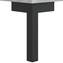 Szafka Szara Beton z Drzwiami z Szufladami 34.5x34x90 cm do Salonu