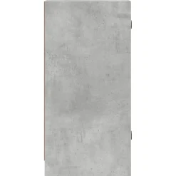 Szafka Szara Beton z Drzwiami Szklanymi 35x37x75.5 cm do Salonu