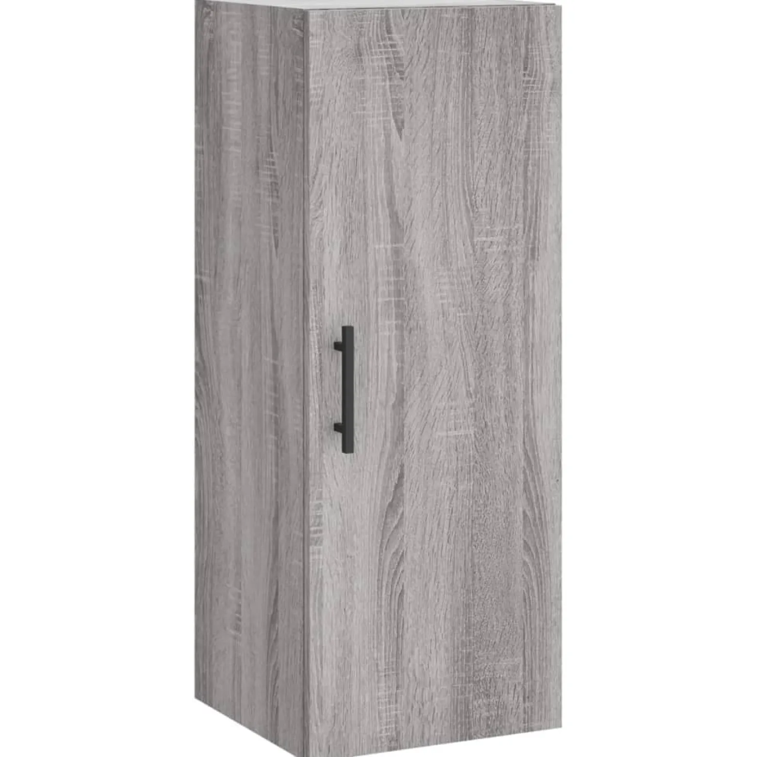 Szafka Szara Dąb Sonoma z Drzwiami 34.5x34x90 cm do Salonu Pokoju