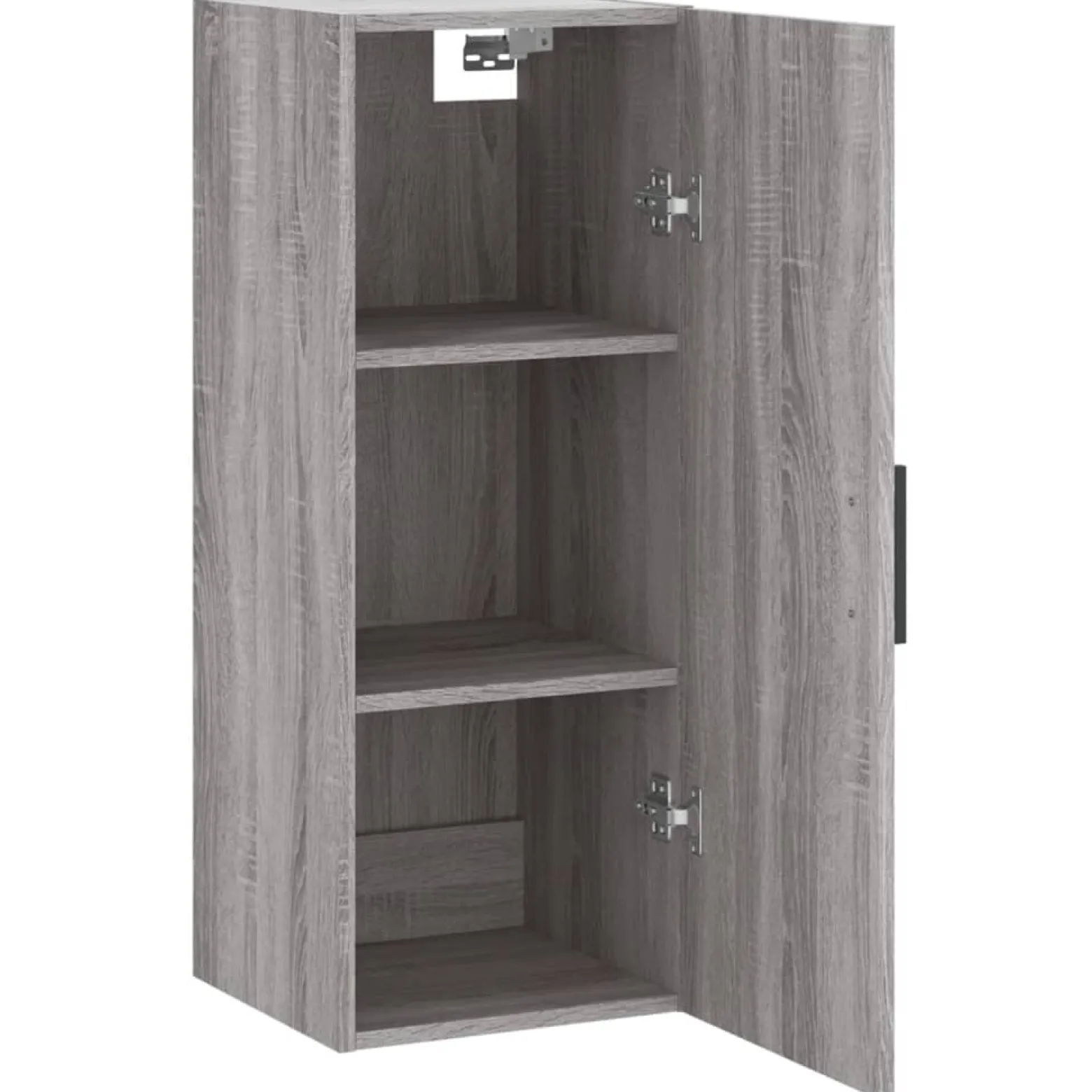 Szafka Szara Dąb Sonoma z Drzwiami 34.5x34x90 cm do Salonu Pokoju