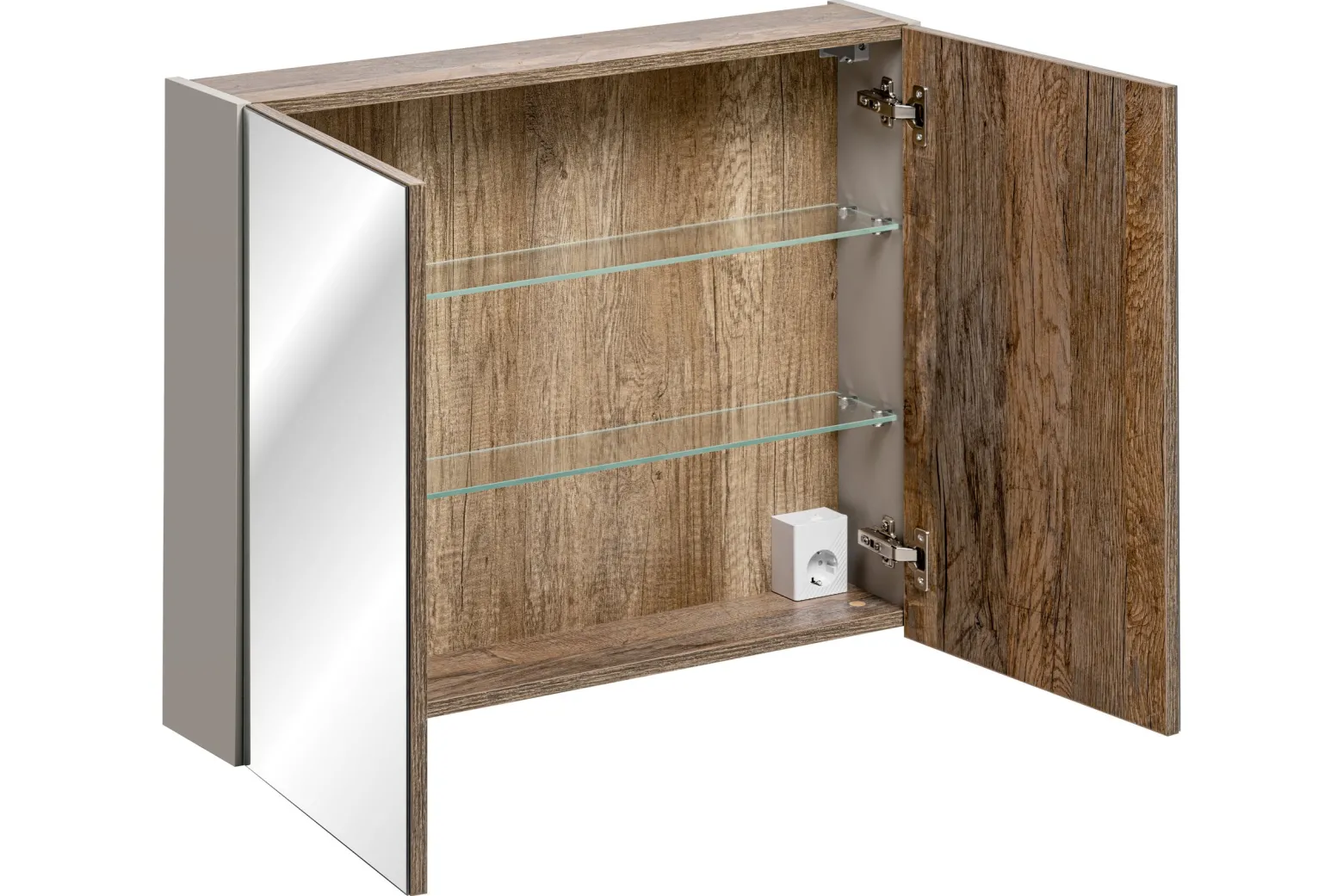 Szafka wisząca z lustrem 80 cm SANTA FE