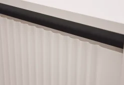 Szafka wisząca z ryflowanym frontem Yukashi 1F T501 beżowa