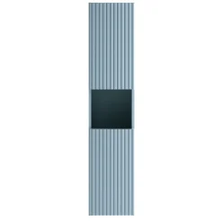 Szafka wysoka NOVA DENIM 140 cm ryflowana wisząca nowoczesna