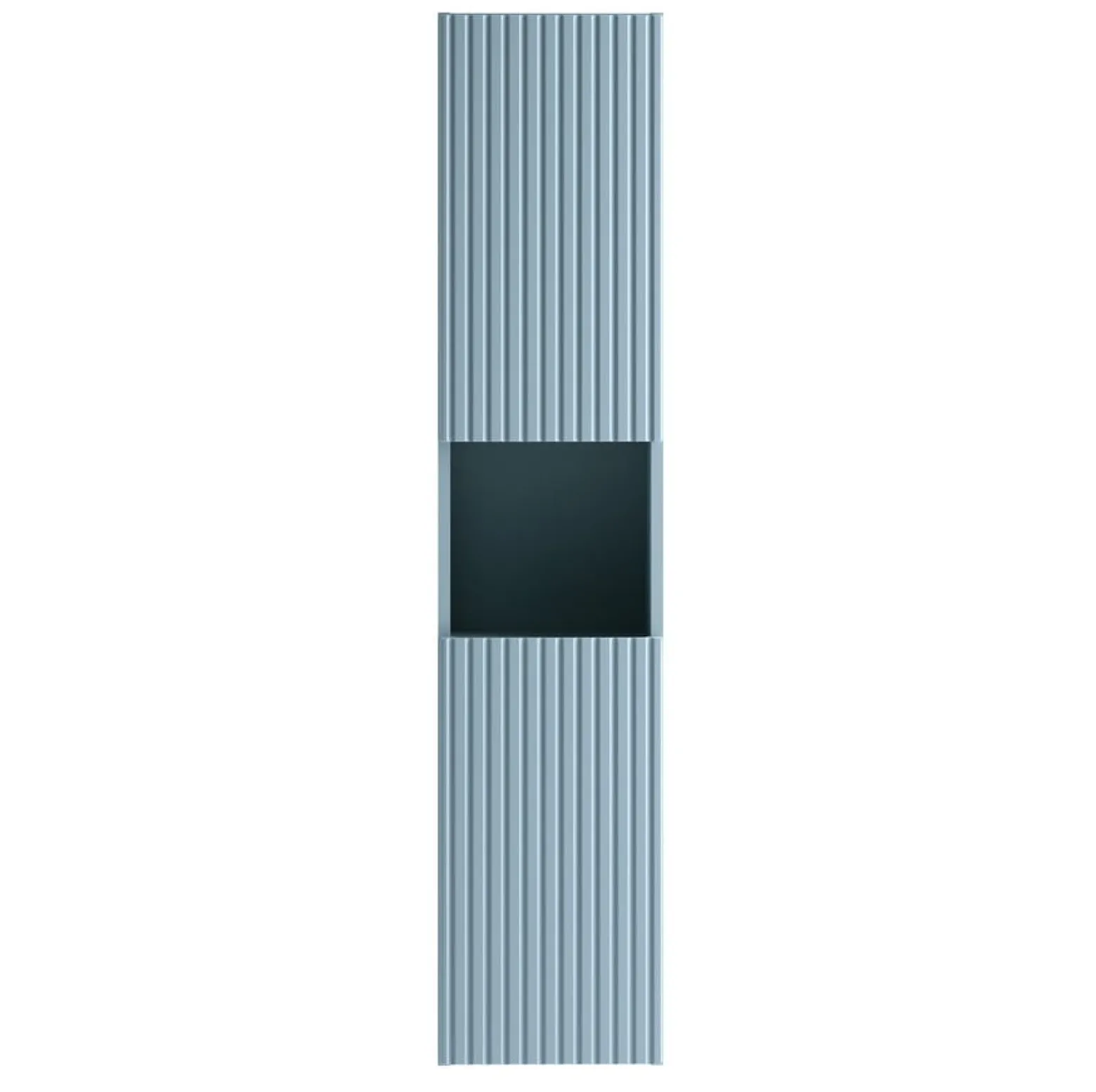 Szafka wysoka NOVA DENIM 140 cm ryflowana wisząca nowoczesna