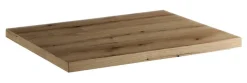 Szafka z blatem oak i umywalką Gaja 50 cm Line Reed Green z szufladami