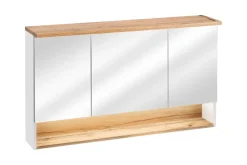 Szafka z lustrem 120 cm Bahama White