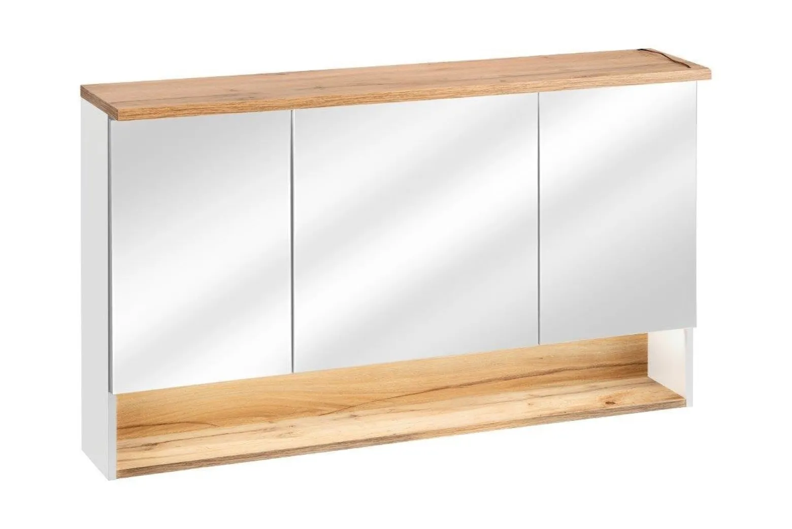 Szafka z lustrem 120 cm Bahama White
