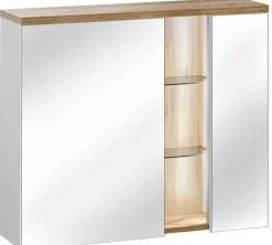 Szafka z lustrem i oświetleniem LED 80 cm BAHAMA