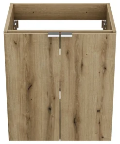 Szafka z Umywalką Nova Oak 50cm z Blatem i Umywalką Nablatową Gaja