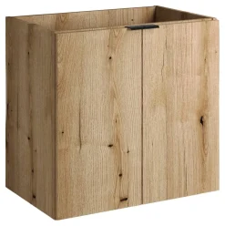 Szafka z Umywalką Nova Oak 120cm z Blatem i Dwiema Umywalkami Wiki