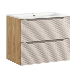 Szafka z Umywalką Ocean Beige 70cm z Umywalką Meblową Sky