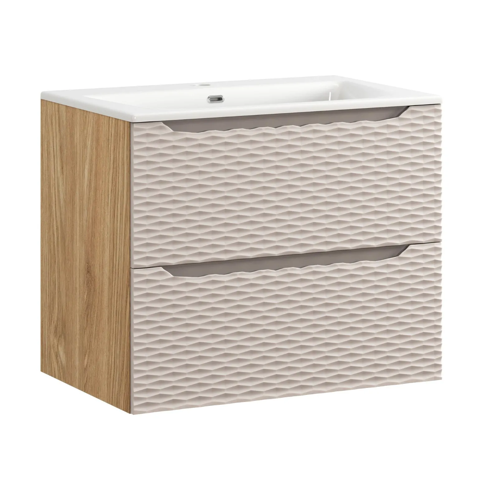 Szafka z Umywalką Ocean Beige 70cm z Umywalką Meblową Sky