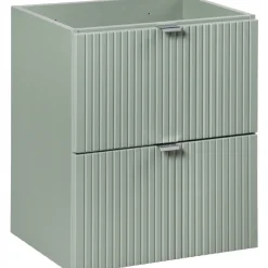 SZAŁWIOWA szafka z blatem 50cm LINE REED GREEN z szufladami