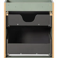 SZAŁWIOWA szafka z blatem 50cm LINE REED GREEN z szufladami