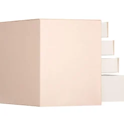 Szkatułka na biżuterię ekoskóra 26x22x18 cm różowy organizer