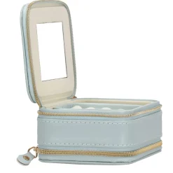 Szkatułka na biżuterię ekoskóra 11,5x8,5x5,5 cm organizer