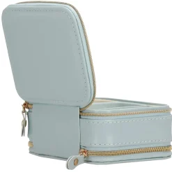 Szkatułka na biżuterię ekoskóra 11,5x8,5x5,5 cm organizer