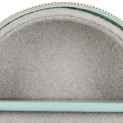 Szkatułka na biżuterię okrągła 8x5 cm miętowy organizer