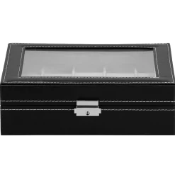 Szkatułka na zegarki 25x20x8 cm ekoskóra organizer