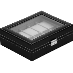Szkatułka na zegarki 25x20x8 cm ekoskóra organizer