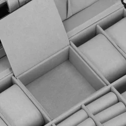 Szkatułka na zegarki 33x20x9cm organizer z przegródkami