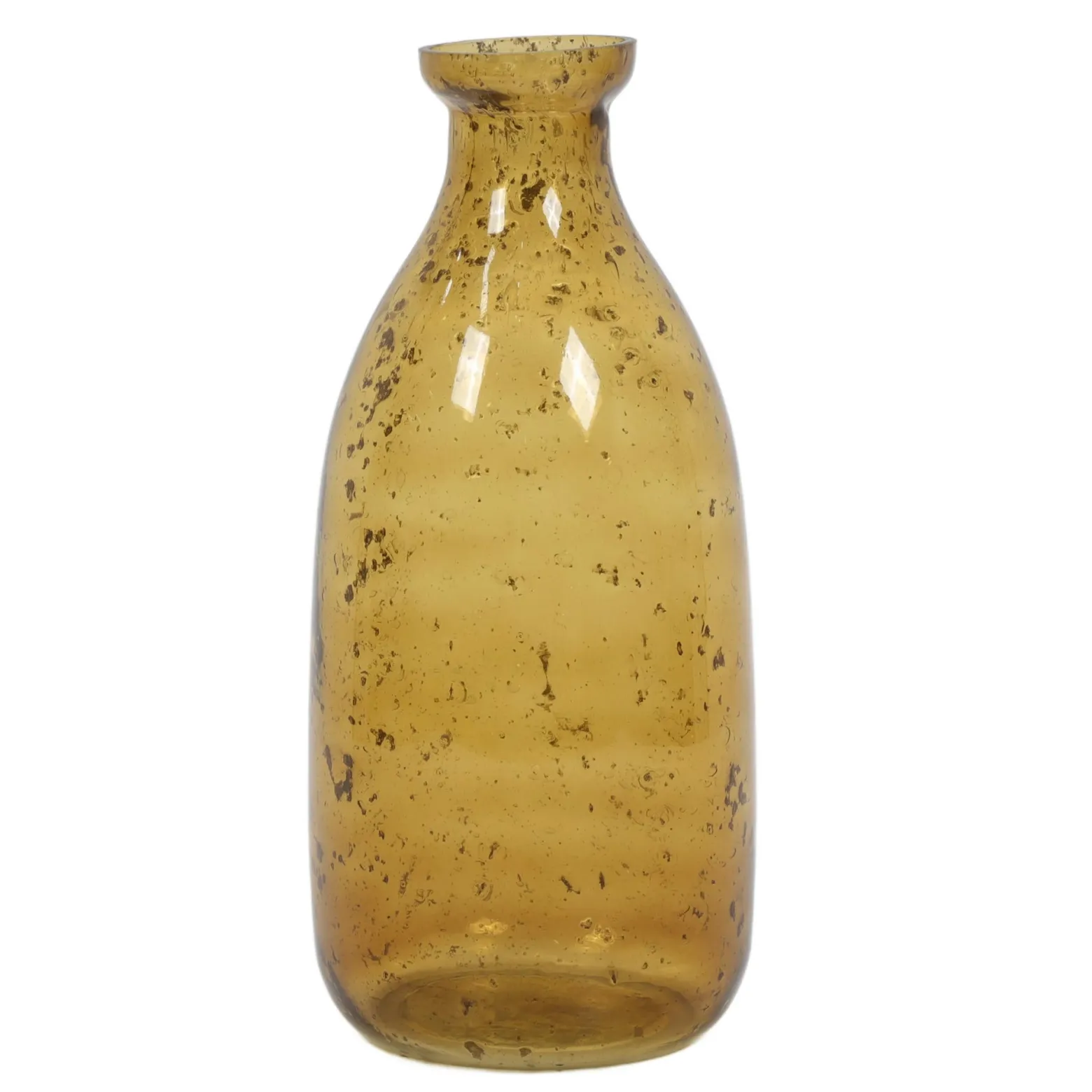 Szklana butelka nakrapiana, Ø 10 cm