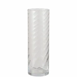 Szklany cylindryczny wazon BILA, 45 cm