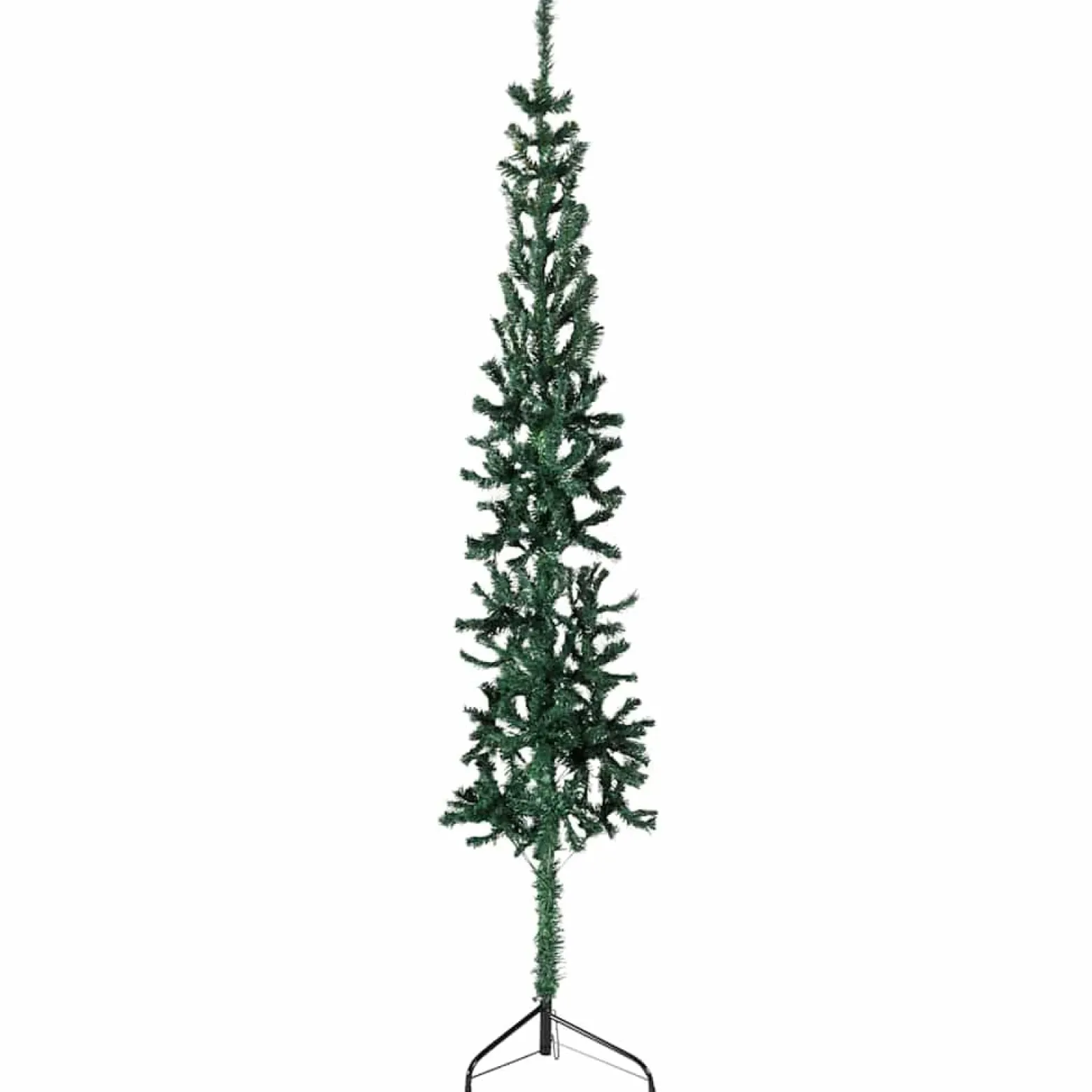 Sztuczna choinka połówka Zielony 150 cm vidaXL