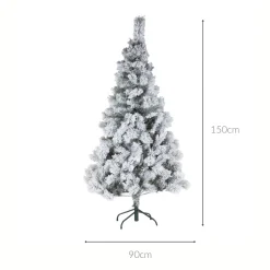Sztuczna choinka, ośnieżona, 150 cm