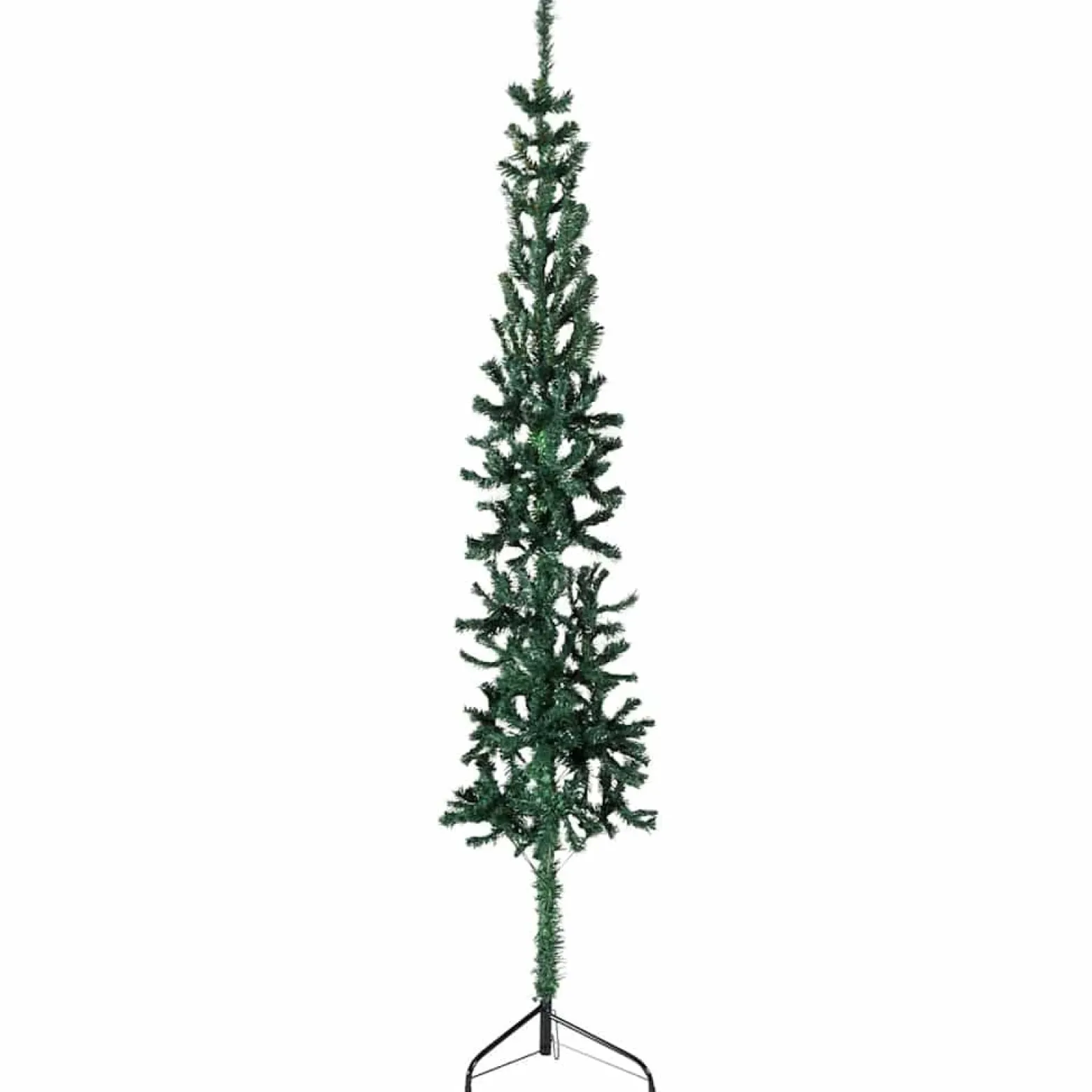 Sztuczna choinka połówka Zielony 120 cm vidaXL
