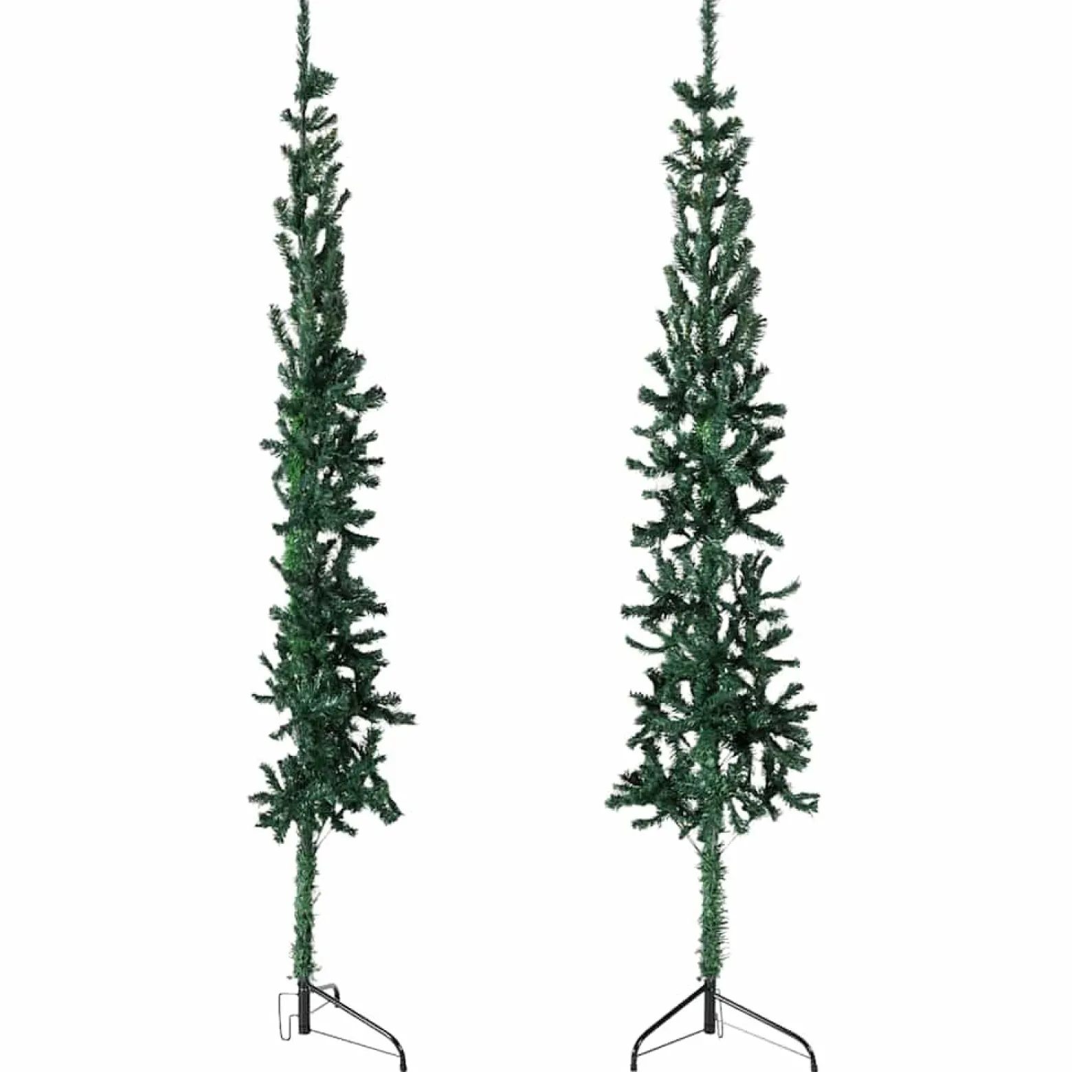 Sztuczna choinka połówka Zielony 120 cm vidaXL